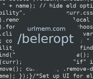 A shortened URL